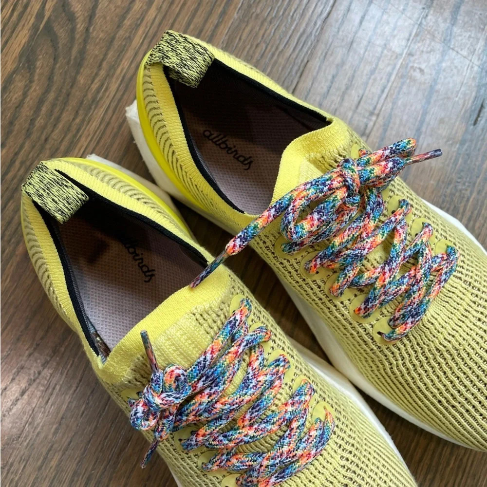 Allbirds Tree Flyers Buoyant Yellow (Blizzard Sole) Women 9 - Picture 8 of 12